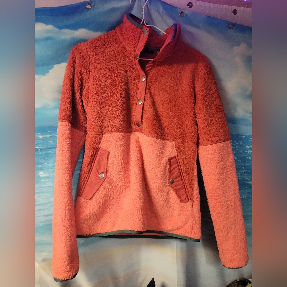 Marmot Sherpa Fleece Quarter Snap Pullover Women's Size XS